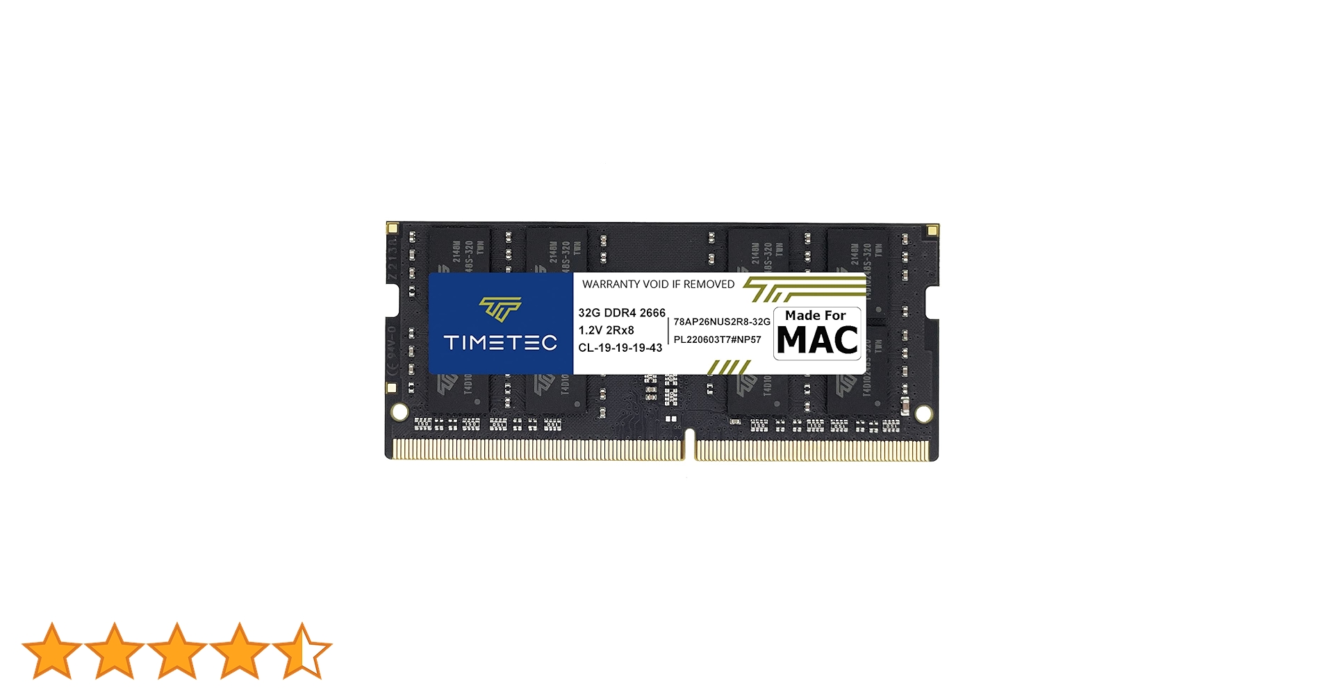 Amazon.co.jp: Timetec Hynix IC Mac DDR4 SODIMM 2666MHZ PC4-21300